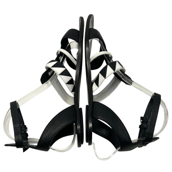 Proenza Schouler Leather Two Tone Gladiator Ankle Strap Sandals Women’s 38 - Picture 10 of 15